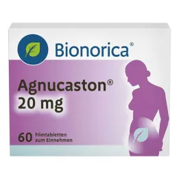 Agnucaston 20 mg plėvele dengtos tabletės, 60 vnt