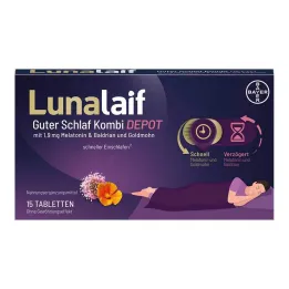 Lunalaif Good Sleep Combi Depot tabletės, 15 vnt