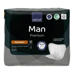 Abena Man Premium formula 2 vidpadžiai, 15 vnt