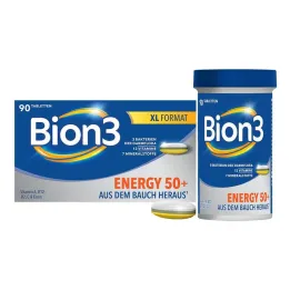 BION3 50 + energijos tabletės, 90 vnt