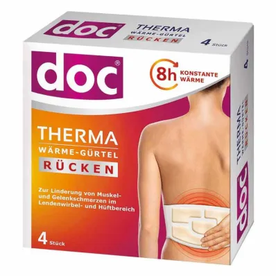 doc® THERMA šilumos diržo nugarėlė, 4 vnt doc® THERMA šilumos diržo nugarėlė, 4 vnt