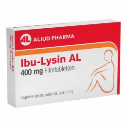 Ibu-Lysine AL 400 mg plėvele dengtos tabletės, 10 vnt