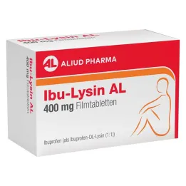 Ibu-Lysine AL 400 mg plėvele dengtos tabletės, 50 vnt