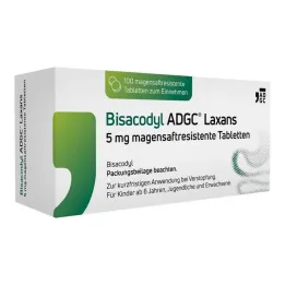 Bisacodyl ADGC® Laxans 5 mg skrandyje neirios tabletės, 100 vnt