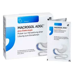 Macrogol ADGC® plus elektrolitų milteliai, skirti H.e.L. pasiimti, 10 vnt