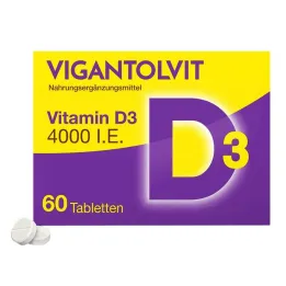 Vigantolvit 4000 TV vitamino D3 tabletės, 60 vnt
