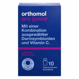 Orthomol pro junior kramtomosios tabletės, 10 vnt