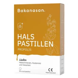 Bakanasan gerklės pastilės propolis, 30 vnt