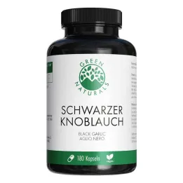 Green Naturals juodasis česnakas 600mg su maišeliu Kps, 180vnt