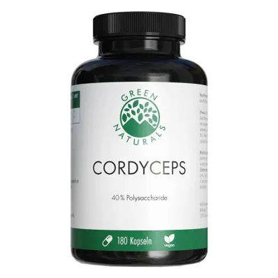 Green Naturals Cordyceps sinensis kapsulės, 180 vnt Green Naturals Cordyceps sinensis kapsulės, 180 vnt