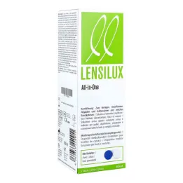 Lensilux All in One kombinuotas tirpalas + talpyklė baltiems kontaktams, 360 ml