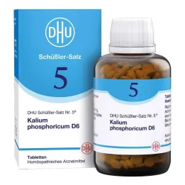 DHU Schüßler druska Nr. 5 Kalium phosphoricum D6 tabletės, 900 vnt