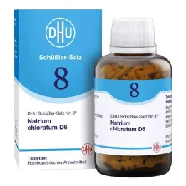DHU Schüßler druska Nr. 8 natrio chloratum D6 tabletės, 900 vnt