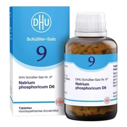 DHU Schüßler druska Nr. 9 Natrum phosphoricum D6 tabletės, 900 vnt