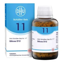 DHU Schüßler druska Nr. 11 Silicea D12 tabletės, 900 vnt