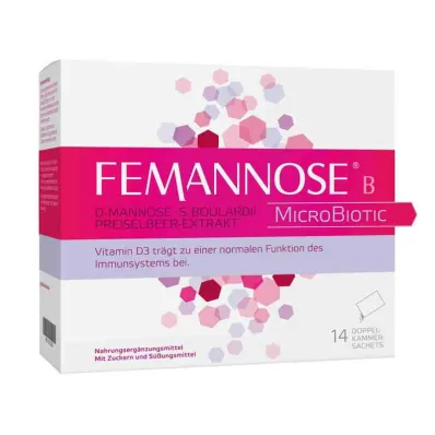 FEMANNOSE B MicroBiotic granulės (14 vnt.) FEMANNOSE B MicroBiotic granulės (14 vnt.)