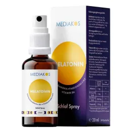 MELATONIN ASHWAGANDHA Mediakos Sleep Spray vegan 20 ml purškalas, 20 ml
