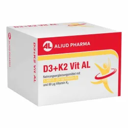 D3 + K2 Vit AL 1000 I.U. / 80 µg kapsulės, 90 vnt