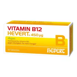 VITAMIN B12 HEVERT 450 μg tabletės, 50 vnt