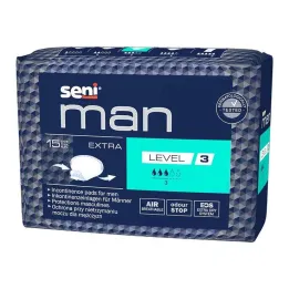 Seni® Man šlapimo nelaikymo įklotas papildomas 3 lygis, 15 vnt