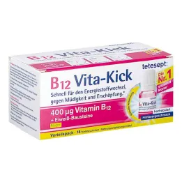 Tetesept B12 Vita-Kick 400µg geriamosios ampulės (18 vnt.)