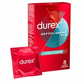 DUREX Tikrai jaučiami ploni prezervatyvai, 8 vnt