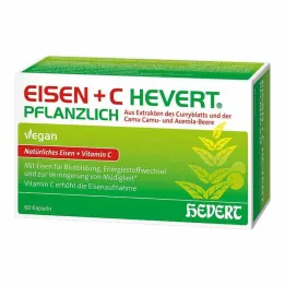 Iron + C Hevert daržovių kapsulės, 60 vnt