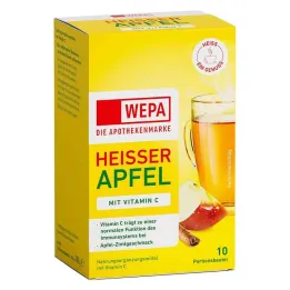 Wepa karštas obuolys + vitamino C milteliai, 10X10 g