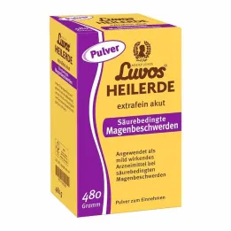 Luvos gydomasis molis ypač smulkus ūmus su rūgštimi susijusias skrandžio problemas, 480 g