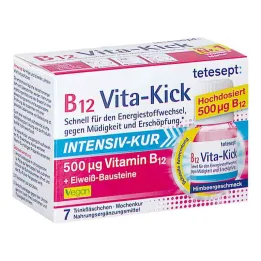 Tetesept B12 Vita-Kick intensyvus gydymas 500 µg (7 vnt.)