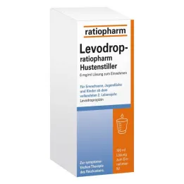 Levodrop-ratiopharm kosulį slopinantis 6 mg/ml tirpalas, 100 ml