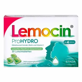 Lemocin Prohydro pastilės, 20 vnt