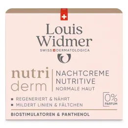 Widmer nutriderm naktinis kremas Nutritive be P., 50 ml