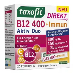 TAXOFIT B12 400 + „Immune Direct“ granulės 20 vnt. Granulės, 20 vnt