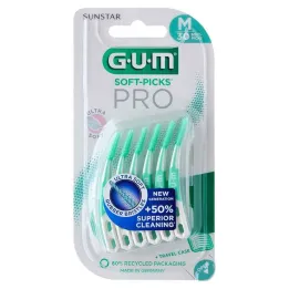 GUM Soft Picks Pro vidutinis, 30 vnt