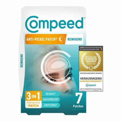 Compeed pleistras nuo spuogų valymas, 7 vnt Compeed pleistras nuo spuogų valymas, 7 vnt