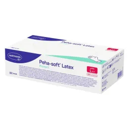 Peha-Soft Latex Protect vienkartinės tyrimo pirštinės nesterilios pf L, 100 vnt