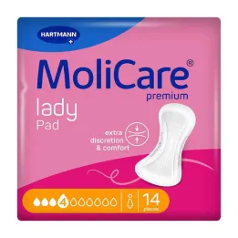 Molicare Premium lady Pad 4 lašai, 14 vnt