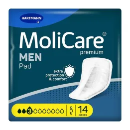 Molicare Premium Men Pad 3 lašai, 14 vnt
