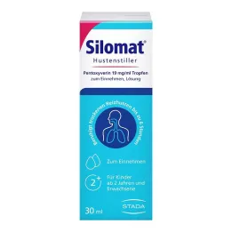 Silomat kosulį slopinantis pentoksiverinas 19 mg/ml lašai, 30 ml
