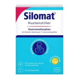 Silomat kosulį slopinantis vaistas DMP citrinos pastilės, 20 vnt