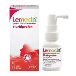 Lemocin Flurbiprofen 8,75 mg / dozė Purškalas burnos ertmei, 15 ml