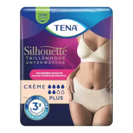 Tena Silhouette Plus M kreminės nelaikymo kelnės, 9 vnt