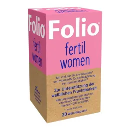 Folio fertil women minkštos kapsulės, 30 vnt