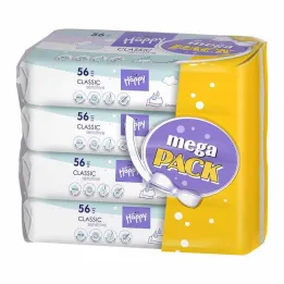 Bella baby Happy drėgnos servetėlės jautrios, 4x56 vnt