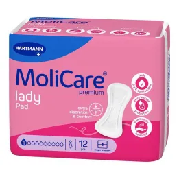 Molicare Premium lady Pad 1 lašas, 12 vnt