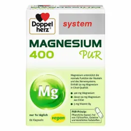 Doppelherz Magnesium 400 Pur sistemos kapsulės, 60 vnt