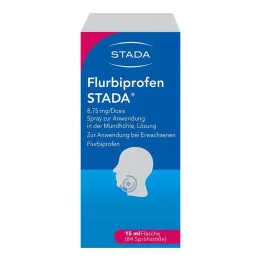 Flurbiprofenas STADA 8,75 mg / dozė Purškiklis Anw.Oral, 15 ml