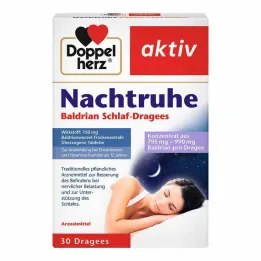 Doppelherz Night Sleep Valerian Sleep Dragees, 30 vnt