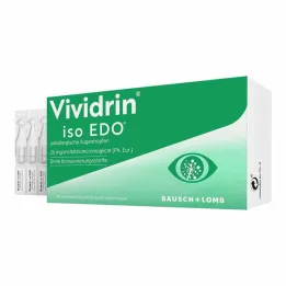 Vividrin iso EDO antialerginiai akių lašai, 20X0,5 ml